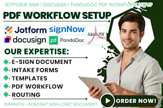 create jotform sign pandadoc signnow acrobat sign pdf docusign worflows