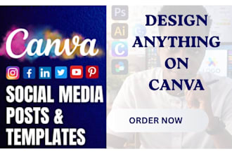 design anything in canva, canva logo, canva flyer, instagram post