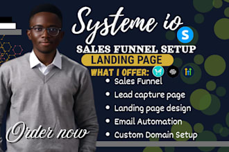 build systeme io sales funnel, systeme io website, systeme io landing page