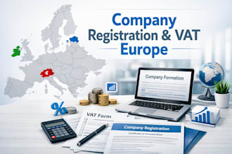 register your company and handle vat in ireland, estonia or switzerland
