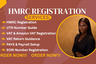 hmrc registration, utr number, vat registration, paye setup for uk businesses