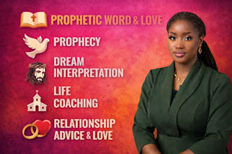 deliver spirit led prophetic word and relationship counseling