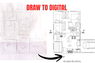 draw your 2d plan floor