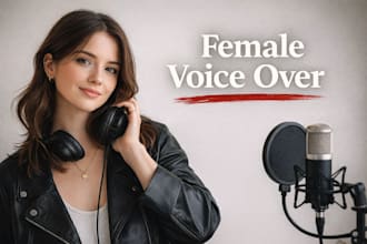 record a natural emotional female voice over