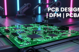 do pcb design and dfm for pcba manufacturing at jlcpcb