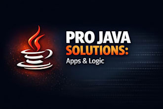 develop custom java desktop applications and solve complex coding logic