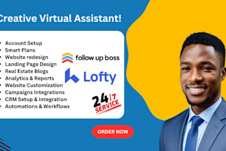 set up lofty smart plans, ai automation, follow up boss and optimize your CRM