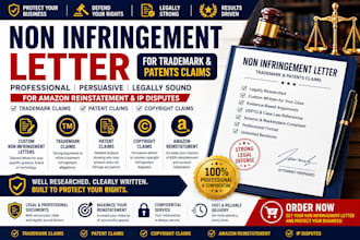 prepare legal letters for intellectual property violations