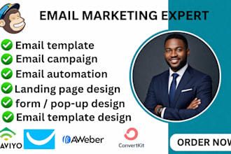 set up klaviyo automation,mailchimp automation,mailerlite email