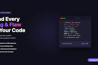 do a professional code review and security audit