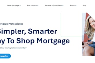 design mortgage website mortgage broker financial website loan website