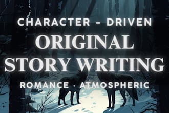 write an original story with deep characters and strong plot