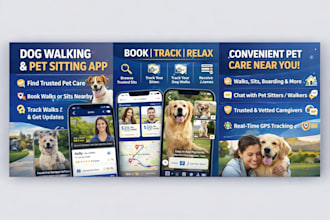 build a customized dog walking and pet sitting app