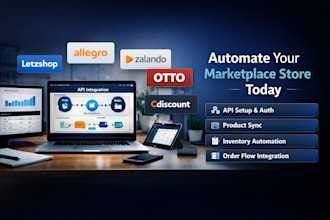 setup letzshop allegro zalando otto cdiscount API integration marketplace store