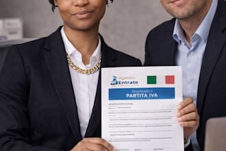 register your italian partita iva and set up your full tax profile professionaly