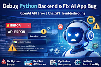 debug python backend fix ai app bug openai error chatgpt troubleshooting