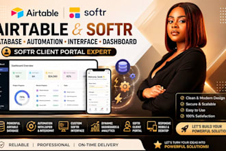 design and automate airtable CRM, database interface