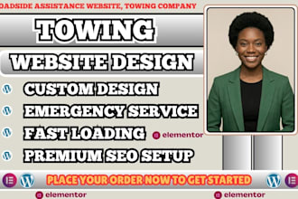 towing website, roadside assistance website, towing company website