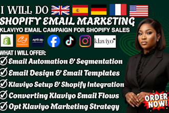 setup klaviyo email marketing flows for shopify to boost sales and retention