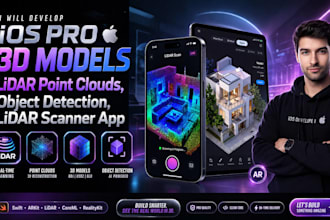 do ios pro 3d models lidar point clouds, object detection, lidar scanner app