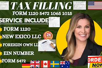 prepare and file form 5472 with pro forma 1120 for non US llc owners