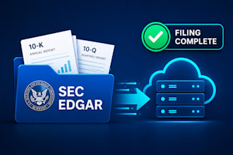 format and prepare sec edgar documents for electronic filing