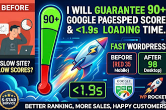 speed up your wordpress site and fix core web vitals