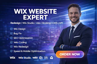 wix redesign wix studio wix api wix booking website wix cms wix membership, velo