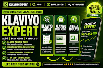 be your klaviyo expert for audit klaviyo email design and klaviyo ai templates