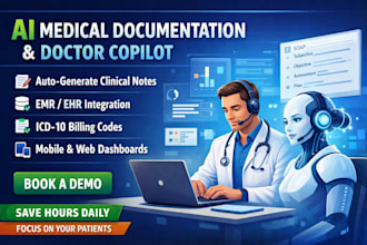 build ai medical documentation software doctor copilot soap notes emr system