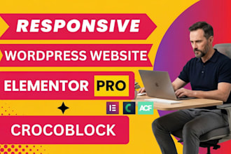 build dynamic wordpress website using crocoblock and elementor