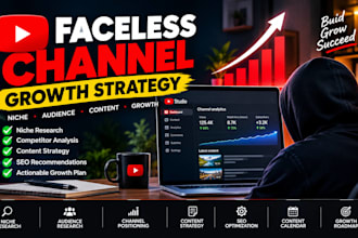 build and grow a faceless youtube channel with full strategy