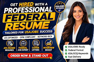write a federal resume for usajobs with ats optimization