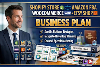 shopify store amazon fba woocommerce etsy shop ecommerce startup business pan