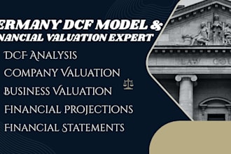 create a robust germany dcf financial model and company valuation