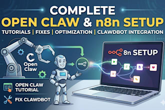 setup open claw open claw tutorial open claw fix clawdbot setup n8n setup claude
