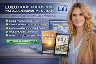 lulu direct book publishing book formatting amazon KDP kindle ebook ingramspark