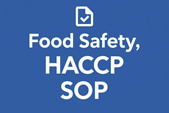 je vais rédiger et améliorer vos documents de sécurité alimentaire et haccp