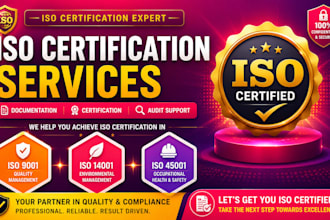 complete iso 9001 14001 45001 documentation and certification