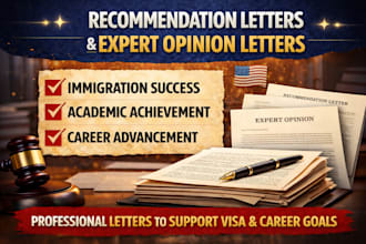 write expert opinion letter for eb1 eb2 niw immigration