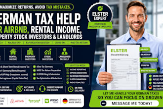 help with airbnb rental income property stock investors landlords, german tax