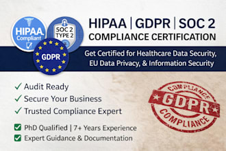 handle hipaa gdpr and soc 2 compliance for your business
