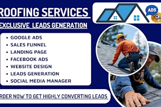 generate targeted roofing leads, home renovation leads, roofing sales funnel