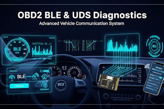 develop advanced obd2 ble and uds diagnostic communication system