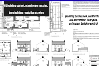 do UK building control, planning permission, breg building regulation drawing