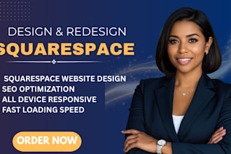 rebuild squarespace website design, redesign and development , with squarespace