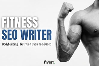 write science based fitness and bodybuilding articles