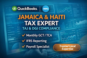 do jamaica and haiti bookkeeping tax returns taj dgi compliance ifrs reporting