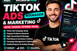 run tik tok ads, tik tok ads manager, and tiktok marketing