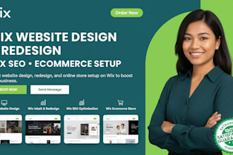 build wix website or redesign wix business website, fix revamp clone wix website
